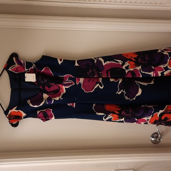 NWT, Trina Turk Fitzgerald Hi-lo Floral Dress - Picture 5 of 17
